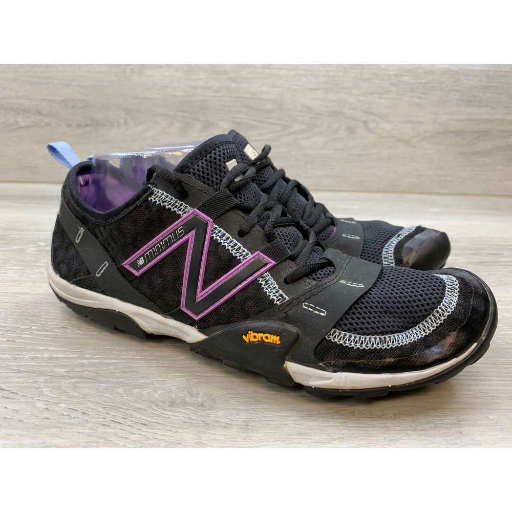 New Balance Minimus Women's 9.5 Trail Running Shoes Black Purple Athletic Shoes